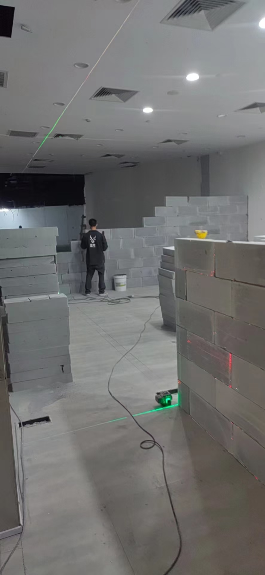 轻质砖隔墙现场参考
